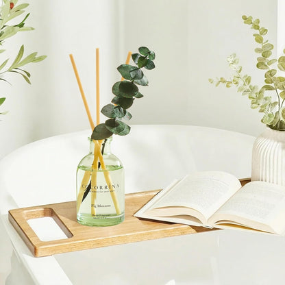 COCORRÍNA Eucalyptus Reed Diffuser Set of 3 - Lavender Eucalyptus, Black Forest, Clean Cotton Scents, 1.7 fl oz Each, Total 5.1 oz, Scented Oil Diffusers for Home & Office﻿
