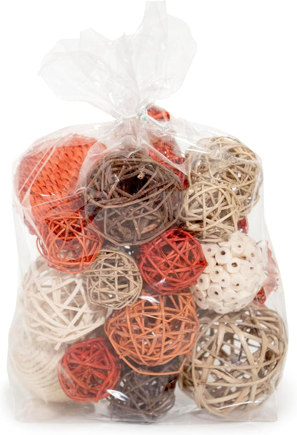 ANDALUCA Decorative Balls Bag Bowl Filler Home Decor (Beige)