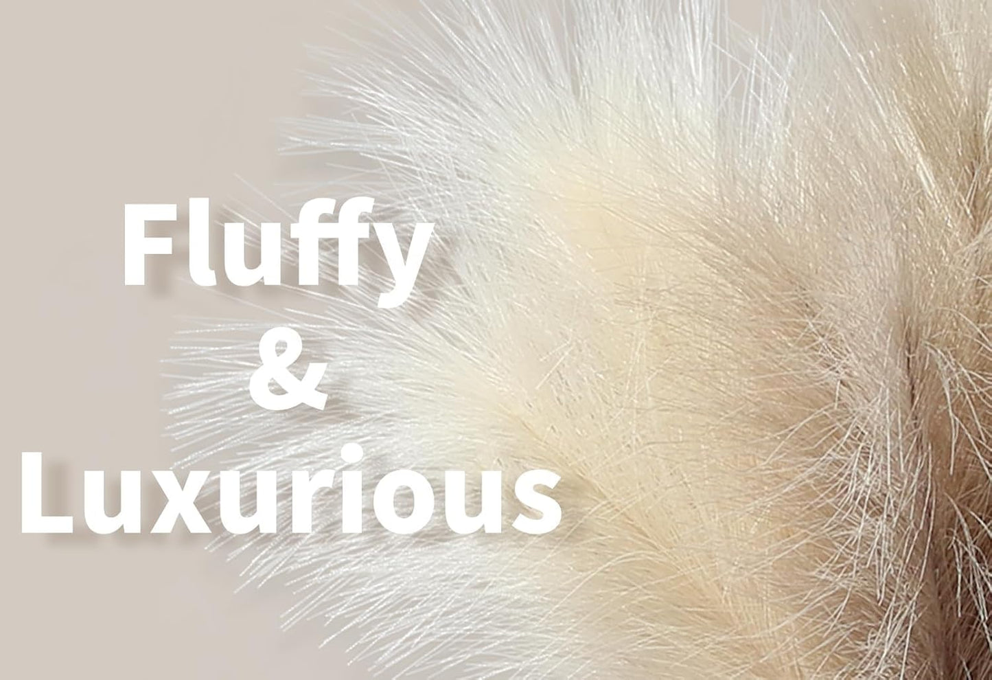 ZIFTY 7-Pcs 38"/3.1FT Faux Pampas Grass Large Tall Fluffy Artificial Fake Flower Bedroom Decor Boho Decor Bulrush Reed Grass for Vase Filler Farmhouse Home Wedding Decor (Beige Mixed)