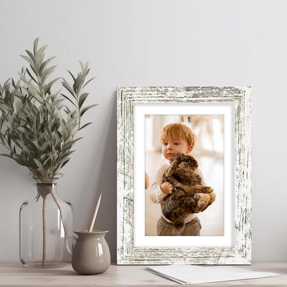 Vittanly 11x14 Picture Frame, Display Pictures 8x10 with Mat or 11x14 without Mat, Photo Frame for Wall Mounting, Black, 1 Pack - Colors B