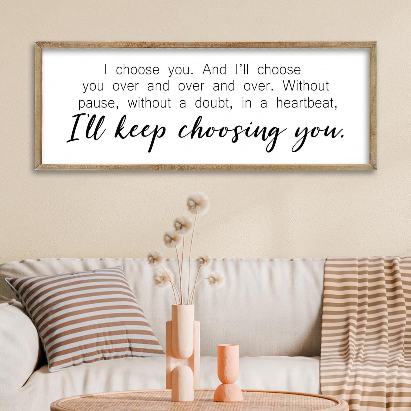 FZMHASLWW Gather Sign Wall Decor 32"×12" Large Wooden Framed for Dining Room Simple Home Kitchen Hanging Art (Wood)