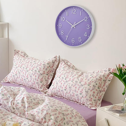 HZDHCLH Wall Clocks Battery Operated,12 inch Silent Non Ticking Modern Wall Clock for Living Room Bedroom Kitchen Office Classroom Decor (Olive Green and Gold)