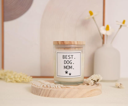Pug Gifts & Decor, Dog Mom Gifts for Women, Dog Farts Candle, Pet Friendly Lavender Scented Candle