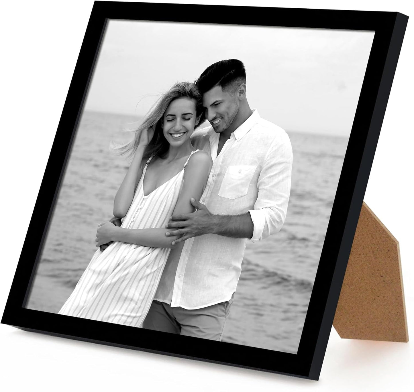 Americanflat 24x36 Poster Frame with Polished Plexiglass - Streamline Collection - Thin Border Picture Frame for Wall Display - Hanging Hardware Included - Black - Colors C