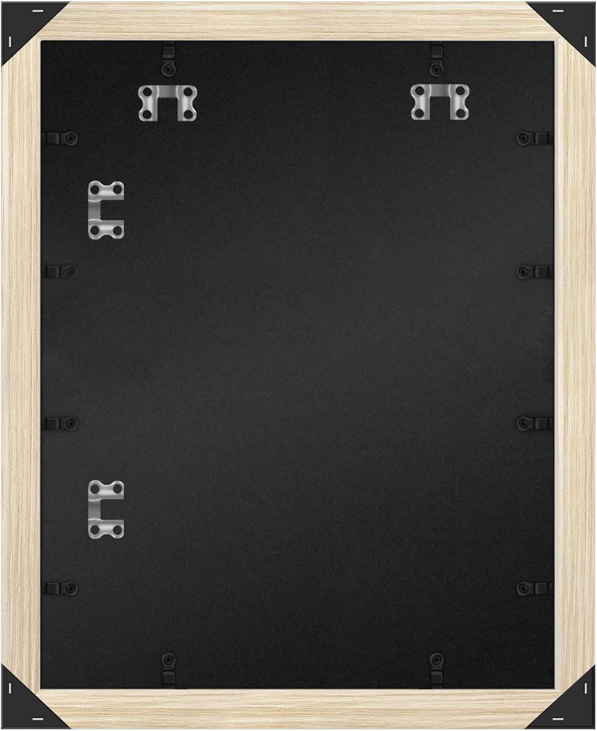Americanflat 16x20 Picture Frame with Polished Plexiglass - Black Picture Frame - Wide Photo Frames Made of Engineered Wood for Vertical or Horizontal Wall Display - Epic Collection - Black - Colors B