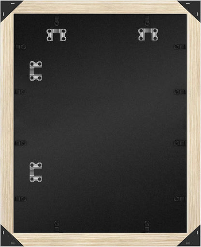 Americanflat 16x20 Picture Frame with Polished Plexiglass - Black Picture Frame - Wide Photo Frames Made of Engineered Wood for Vertical or Horizontal Wall Display - Epic Collection - Black - Colors B