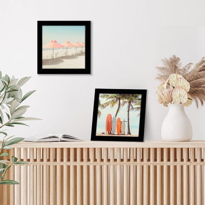 Americanflat 12x18 Poster Frame with Shatter-Resistant Glass - Signature Collection - Gallery-Style Frames Made of Engineered Wood - Photo Frame for Wall Display - Black - Colors B