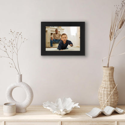 Americanflat 12x18 Poster Frame with Shatter-Resistant Glass - Signature Collection - Gallery-Style Frames Made of Engineered Wood - Photo Frame for Wall Display - Black - Colors C