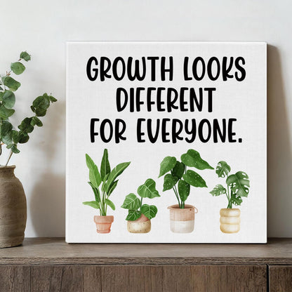 Inspirational Farmhouse Canvas Print Wall Art Decor One Small Positive Thought in the Morning Can Change Your Whole Day Sign Painting Plaque Rustic Home Decoration (8 X 8 Inches, Framed)