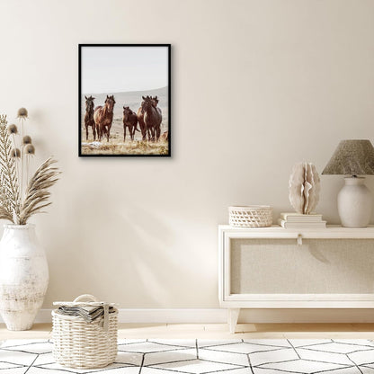 Americanflat 24x36 Poster Frame with Polished Plexiglass - Streamline Collection - Thin Border Picture Frame for Wall Display - Hanging Hardware Included - Black - Colors C