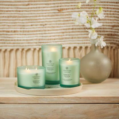 Chesapeake Bay Candle PT40886 Scented Candle Awaken + Invigorate (Lemongrass Eucalyptus) Medium Green Home Décor