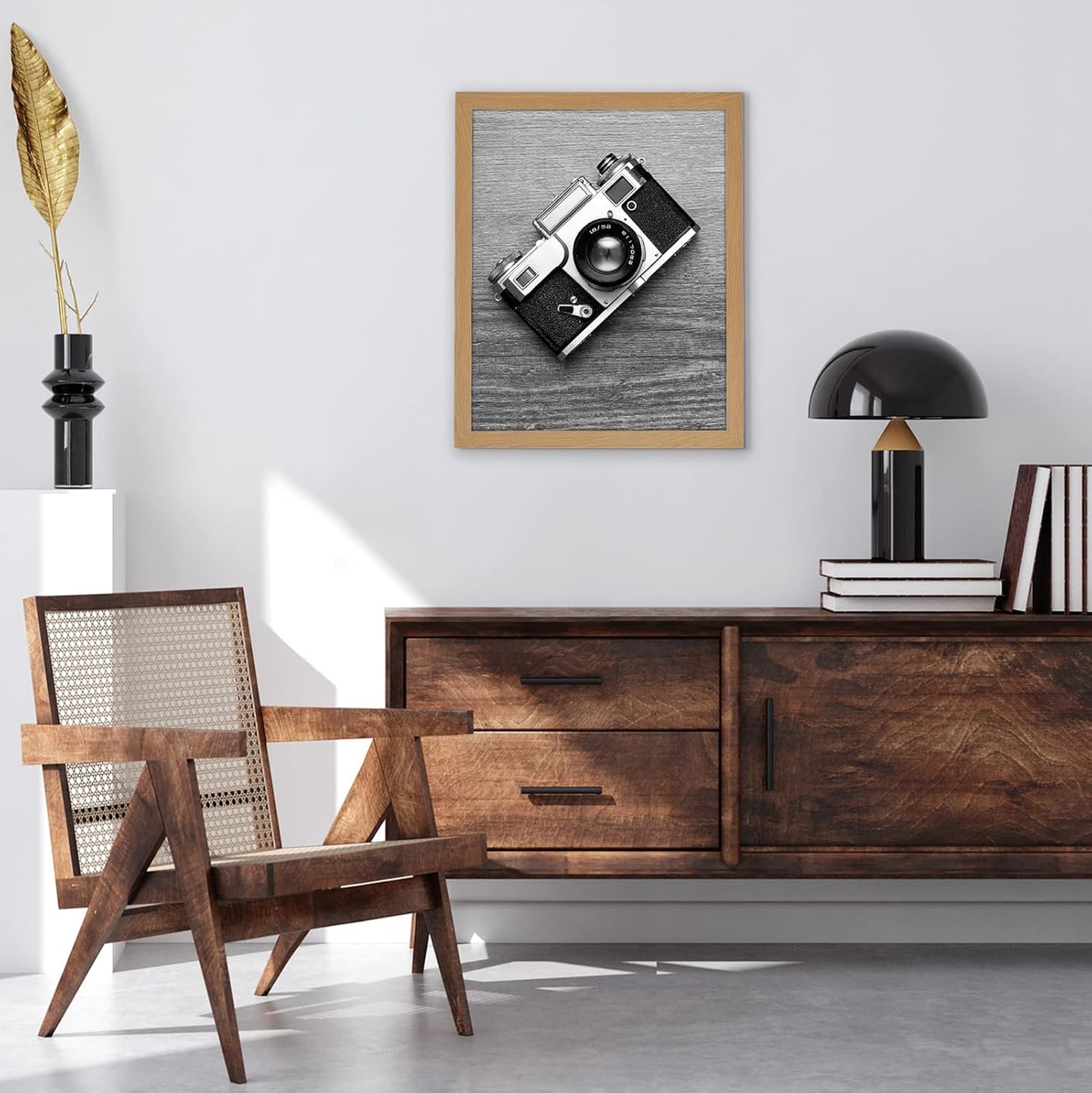 Americanflat 16x20 Picture Frame with Polished Plexiglass - Black Picture Frame - Wide Photo Frames Made of Engineered Wood for Vertical or Horizontal Wall Display - Epic Collection - Black - Colors B