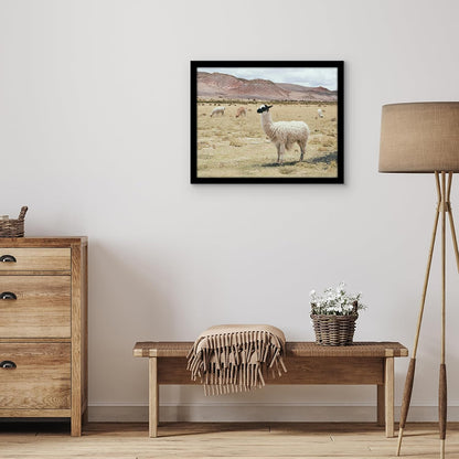 Americanflat 16x20 Picture Frame with Polished Plexiglass - Black Picture Frame - Wide Photo Frames Made of Engineered Wood for Vertical or Horizontal Wall Display - Epic Collection - Black - Colors A