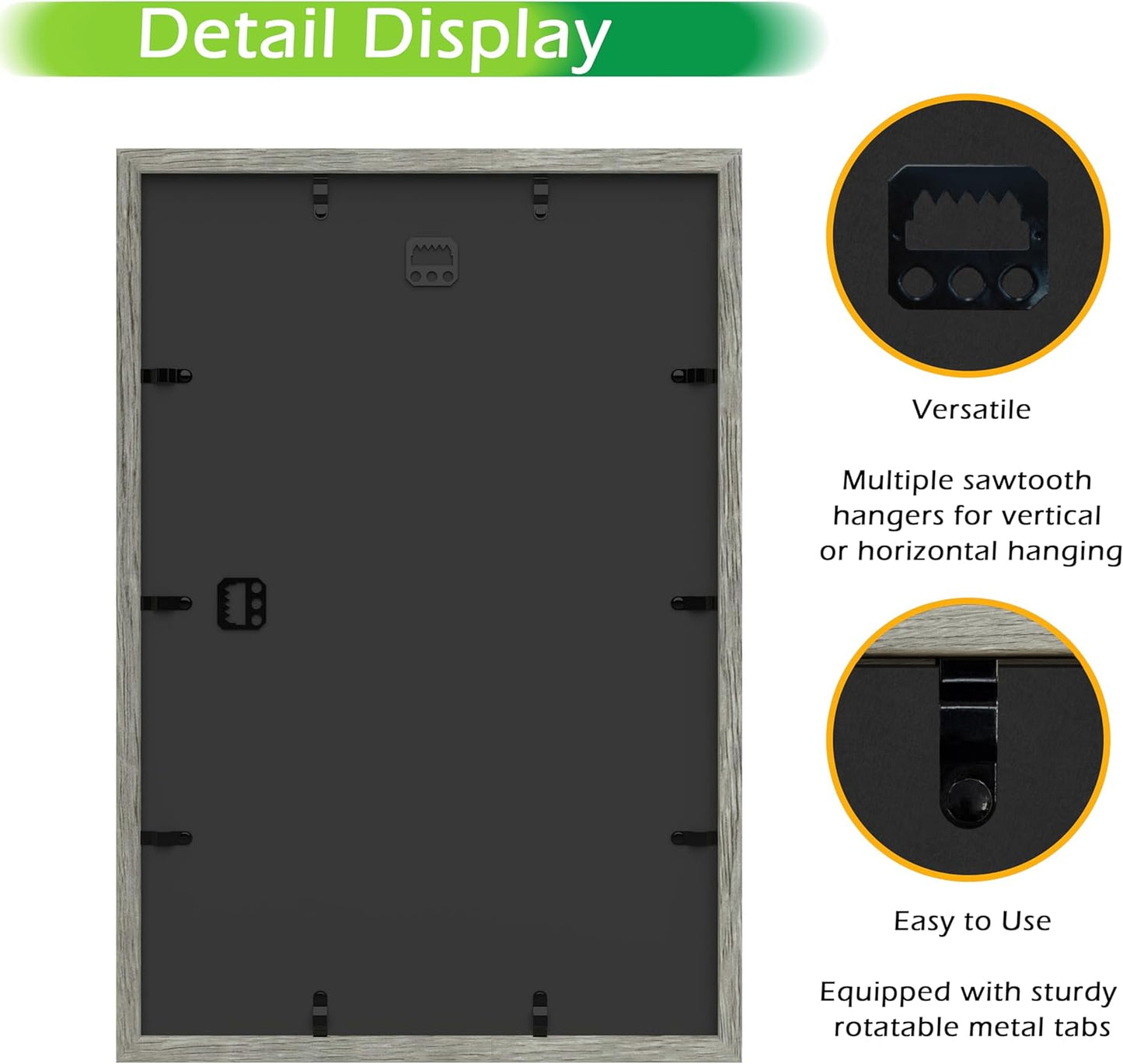 FrameWorks 11” x 14” Dark Oak Wooden Shadow Box Frame – Display Case with Soft Felt Back, Memory Box with Tempered Glass, Display Box with Elegant White Ball Push Pins, Wooden Flower Box