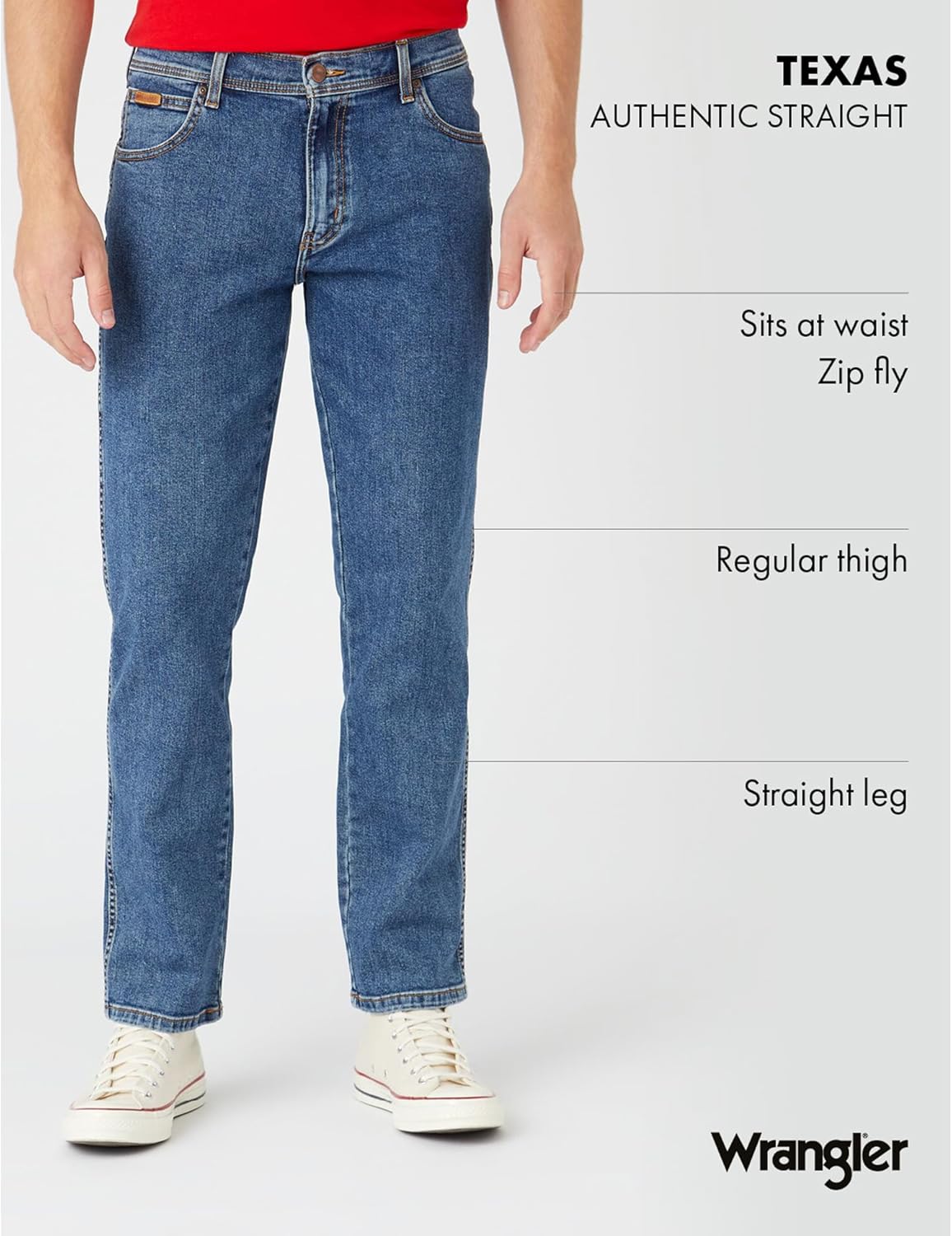 Wrangler Men's Rugged Wear Classic Fit Jean - Colors A