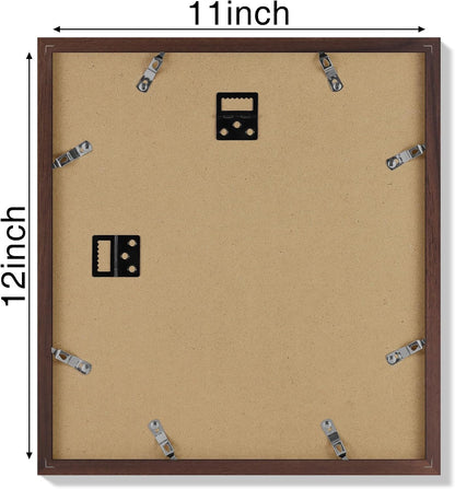 Vittanly 11x14 Picture Frame, Display Pictures 8x10 with Mat or 11x14 without Mat, Photo Frame for Wall Mounting, Black, 1 Pack - Colors B