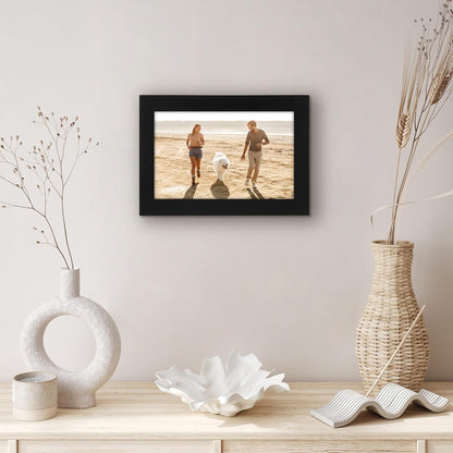 Americanflat 12x18 Poster Frame with Shatter-Resistant Glass - Signature Collection - Gallery-Style Frames Made of Engineered Wood - Photo Frame for Wall Display - Black - Colors A