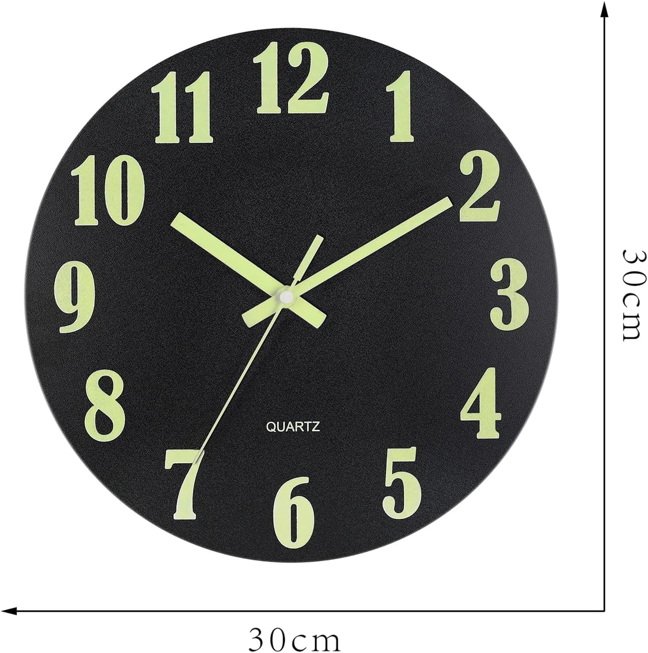 HZDHCLH Wall Clocks Battery Operated,12 inch Silent Non Ticking Modern Wall Clock for Living Room Bedroom Kitchen Office Classroom Decor (Olive Green and Gold)