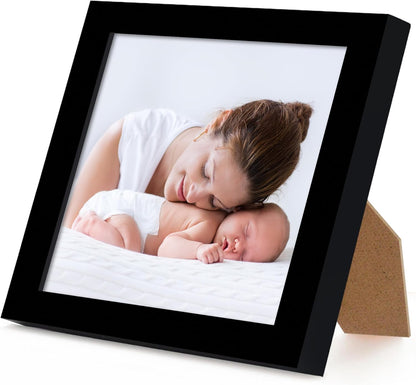 Americanflat 24x36 Poster Frame with Polished Plexiglass - Streamline Collection - Thin Border Picture Frame for Wall Display - Hanging Hardware Included - Black - Colors C