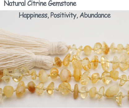 Gemstone Bead Garland with Tassel,31inch Farmhouse Rustic Country Table Decor Prayer Healing Beads Boho Wall Shelf Hanging Decoration (Turquoise Ball)