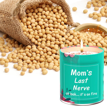 Gifts for Mom Birthday from Daughter Son, Christmas Stocking Stuffers Gifts for Mom Present Mothers Day Great ldeas Funny Unique New Mother Thanksgiving Adoptive 9oz Scented Candle