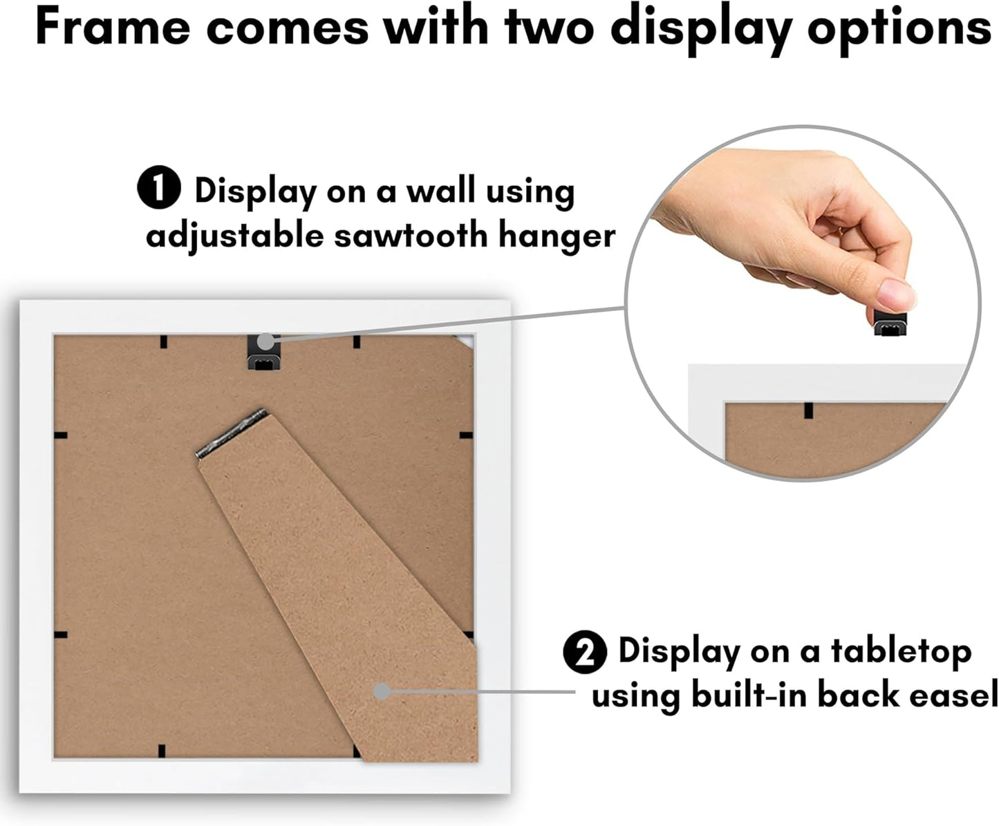 Americanflat 12x18 Poster Frame with Shatter-Resistant Glass - Signature Collection - Gallery-Style Frames Made of Engineered Wood - Photo Frame for Wall Display - Black - Colors C