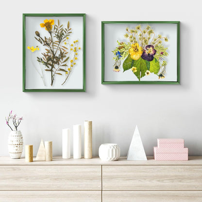 Frametory, Floating Picture Frame 12x16 - Black Aluminum Metal Photo Frame - Real Glass of Front - for Wall Mount Display