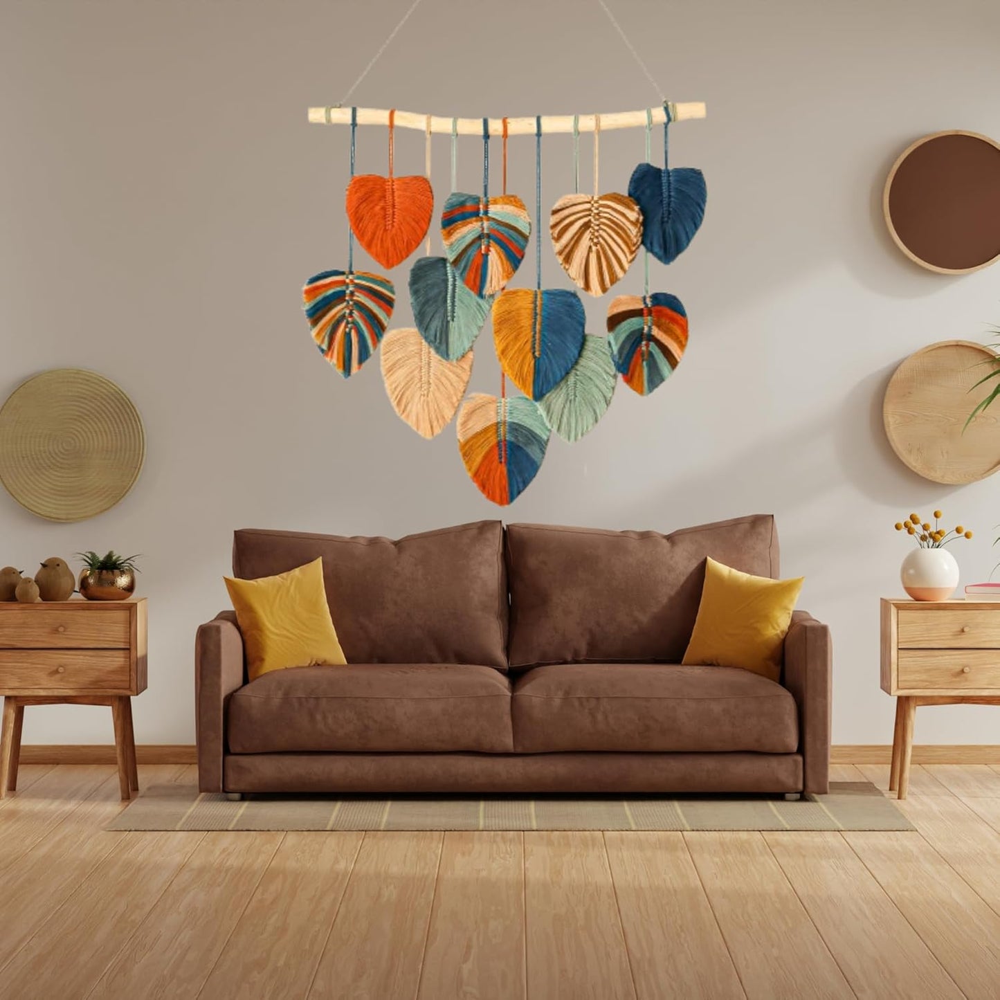 Boho Wall Decor - Large Macrame Wall Hanging - Boho Bedroom Decor - Tapestry for Bedroom - 31x39 inches