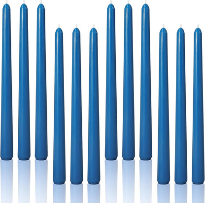 Viyffo Taper Candles, 10 Inch, 4 Pack, Olive Glow – Unscented, Dripless & Smokeless Design, Up to 8 Hour Burn – Long Tall Taper Candlesticks for Wedding, Dinner & Home Decor