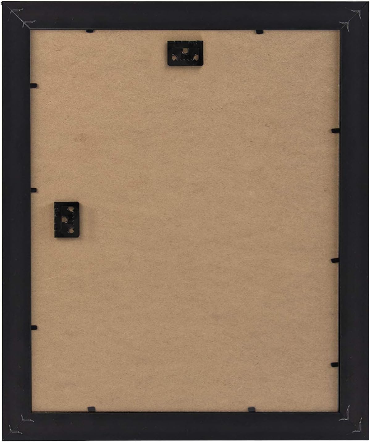 Golden State Art, 11x14 Photo Frame with Mat for Pictures 8x10 and Real Glass (Dark Gold Brown & Bronze Pewter Panel with White Color Mat, 1.25 Inch Frame Border)