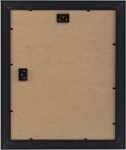 Golden State Art, 11x14 Photo Frame with Mat for Pictures 8x10 and Real Glass (Dark Gold Brown & Bronze Pewter Panel with White Color Mat, 1.25 Inch Frame Border)