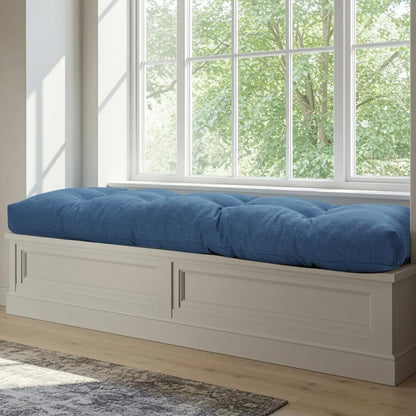 42 Inch Bench Cushions for Indoor Furniture, Super Soft Rectangle Bench seat Cushion Pad with Non-Slip Bottom, Waterproof Bench Pad for Window Porch(Beige, 42x16x4.5 Inch)