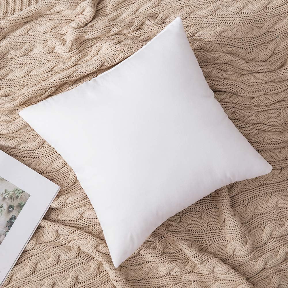 MIULEE 12x20 Pillow Inserts Set of 2, Rectangle Decorative Throw Pillow Premium Fluffy Lumbar Pillow Forms Stuffer for Living Room Sofa Couch Bed
