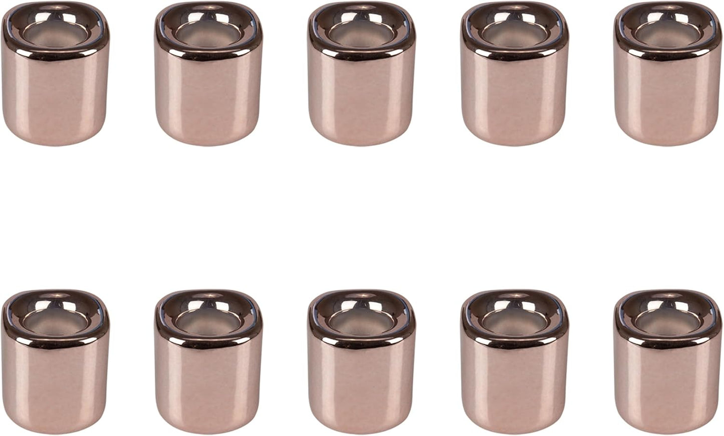 Mega Candles 5 pcs Black 1/2 Inch Diameter Ceramic Chime Ritual Spell Candle Holders, Great for Casting Chimes, Meditation, Rituals, Spells, Vigil, Witchcraft, Wiccan Supplies