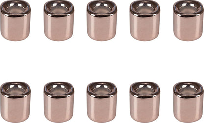 Mega Candles 5 pcs Black 1/2 Inch Diameter Ceramic Chime Ritual Spell Candle Holders, Great for Casting Chimes, Meditation, Rituals, Spells, Vigil, Witchcraft, Wiccan Supplies