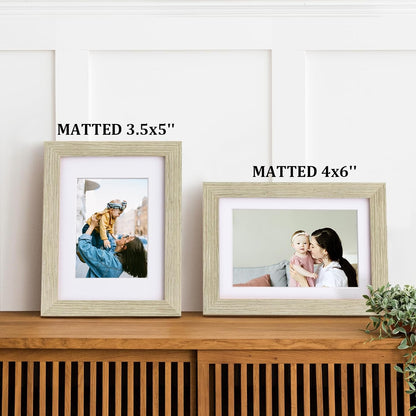 Egofine 12x16 Picture Frame Black, Covered by Plexiglass Made of Solid Wood, Display Pictures 9x12 and 11x14 with Mat or 12x16 Without Mat, for Wall Mounting Photo Frame - Colors B
