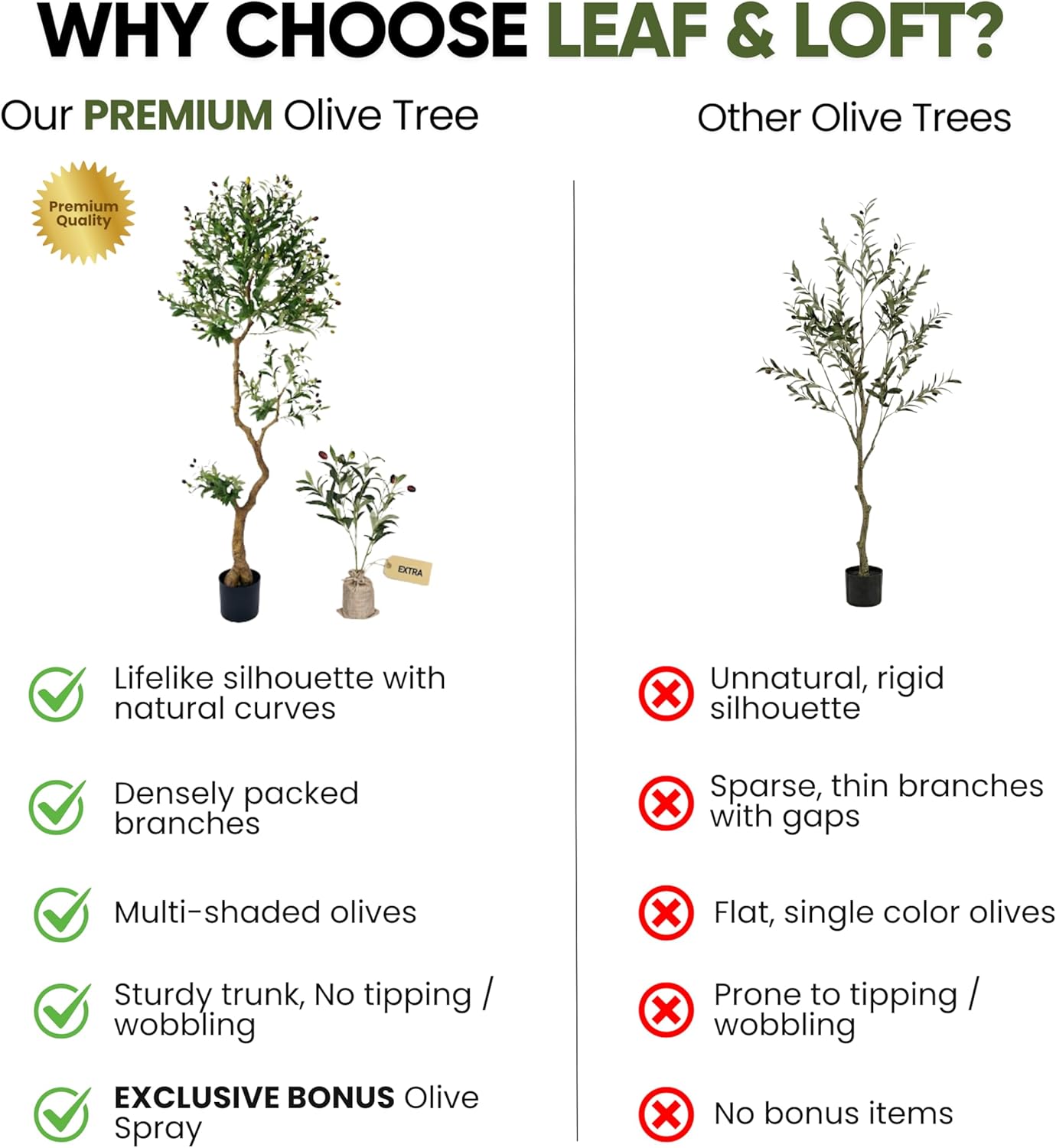 Fake Olive Tree 6.0 Feet – Artificial Plants Indoor, Faux Olive Tree, Fake Tree for Home Decor, Faux Trees Indoor for Living Room, Office, Bedroom – Tall Artificial Trees for Home, Designer Tree