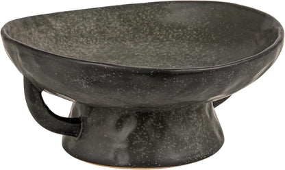 Creative Co-Op Stoneware Bowl w Reactive Glaze, White