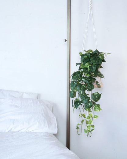 Retrograde 32" Realistic Fake Pothos Ivy Plant for Home Decor Indoor Silk Artificial Plant Large (Light Green)