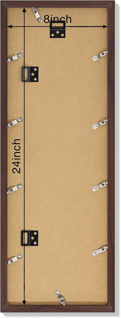 Vittanly 11x14 Collage Picture Frame, Displays 5Pcs 4x6 Pictures with Mat or 1Pcs 11x14 without Mat for Wall Mounting, Picture Frames Collage Wall Decor in Black, 1 Pack