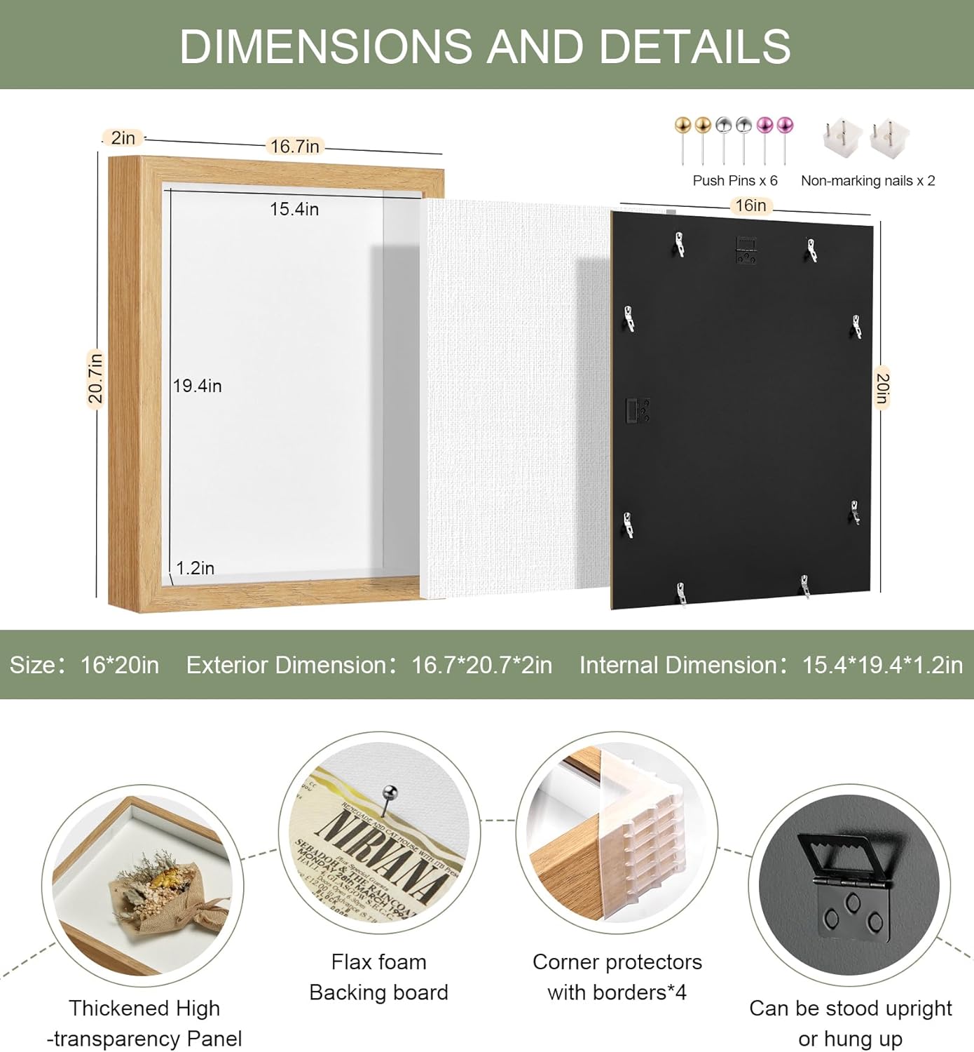 11x14 Shadow Box Display Case Picture Frame with Soft Linen Back, Large Deep Black Shadow Box 11x14 for Flowers Medal Display Case Jersey pet Graduation Memorabilia Baby Ltems Crafts Photos