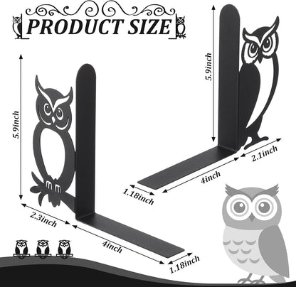 Geelin Peeping Cat Metal Bookends Set of 2 Cute Book Ends for Shelves Decorative Bookshelf Home Office Desk Bookshelf Decor Gift for Cat Lovers and Reading Enthusiasts