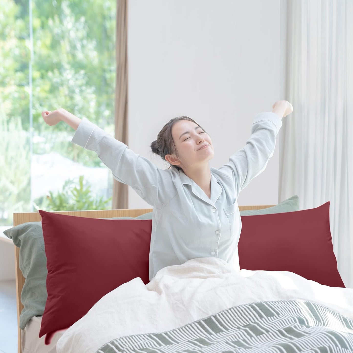 Utopia Bedding Full Body Pillow for Adults (White, 20 x 54 Inch), Long Pillow Insert for Sleeping, Ideal for Side Sleepers