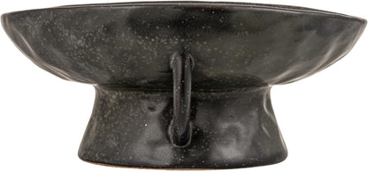Creative Co-Op Stoneware Bowl w Reactive Glaze, White