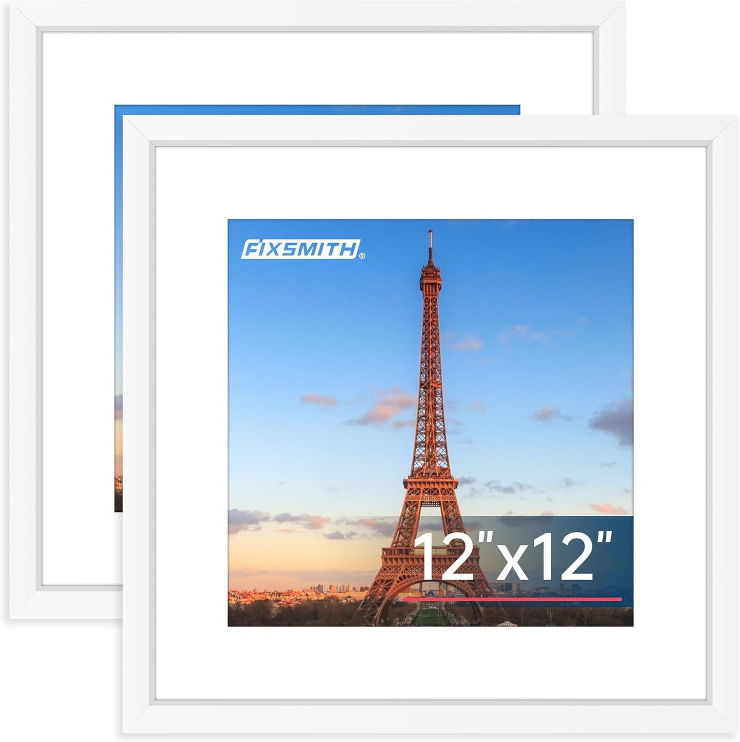 FIXSMITH 10 Pack Picture Frames Collage Wall Decor for Mounting or Tabletop Display, Gallery Wall Frame Set with Two 8x10 Black Frames, Four 5x7 Frames and Four 4x6 Frames, Multi-Pack Photo Frame Set