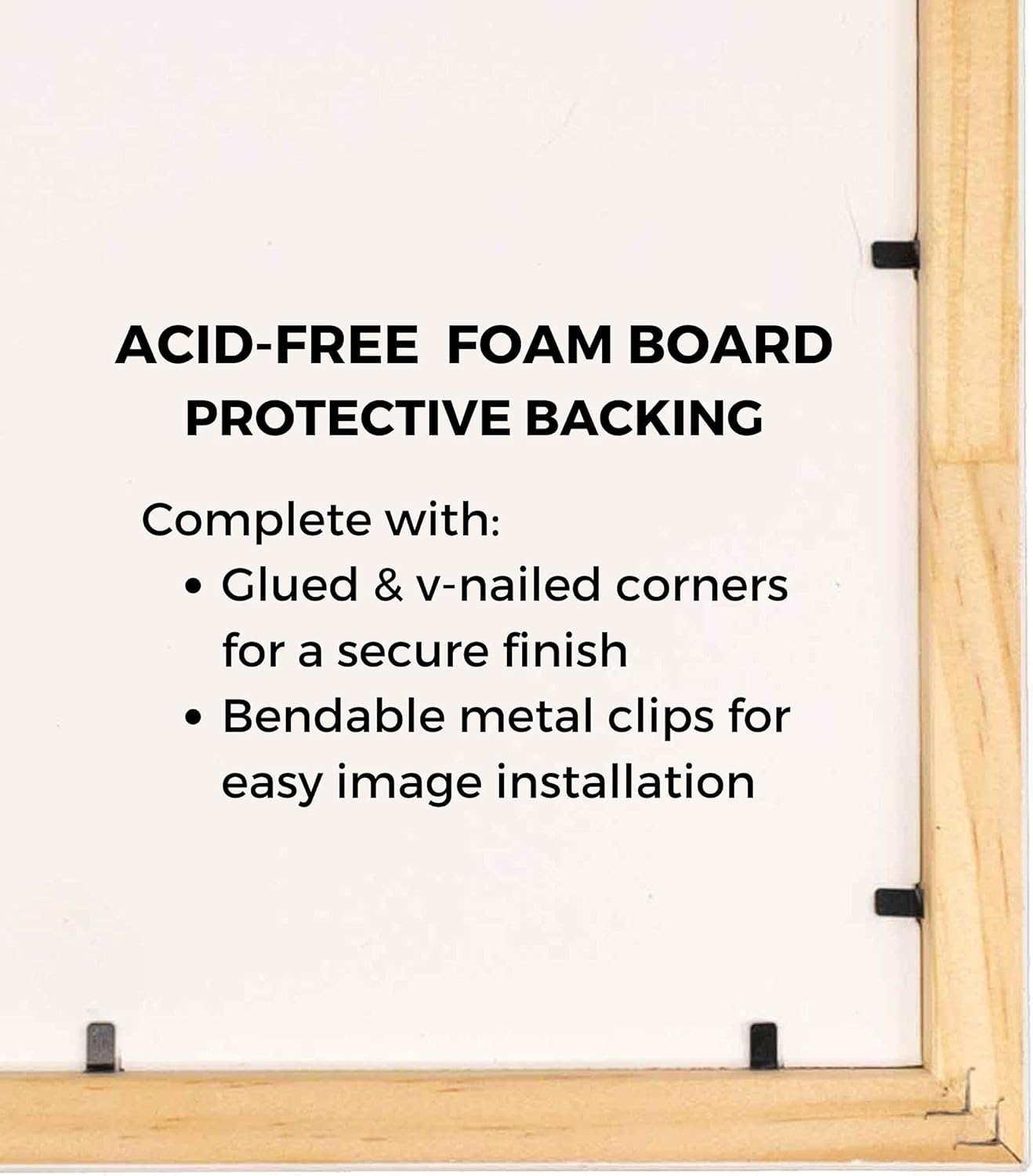 14x14 Shadow Box Black | 3/4" Depth of Usable Space | Solid Wood Pine | Includes UV Resistant Acrylic Plexiglass, Acid-Free Backing & Hanging Hardware | Made to Order in USA - Colors A