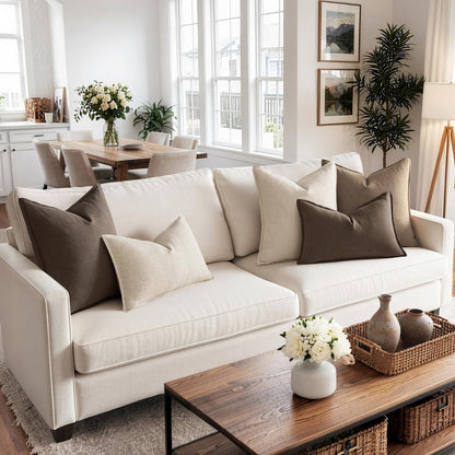 MIULEE Decorative Long Lumbar Throw Pillow Cover for Bed 14x36 Natural Beige Boho Farmhouse Neutral Couch Pillowcase Pack of 1 Accent Modern Sofa Cushion Livingroom Home Decor (Covers Only)