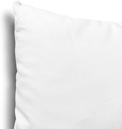 EDOW Throw Pillow Inserts, Set of 2 Lightweight Down Alternative Polyester Pillow, Couch Cushion, Sham Stuffer, Machine Washable. (White, 12x20)