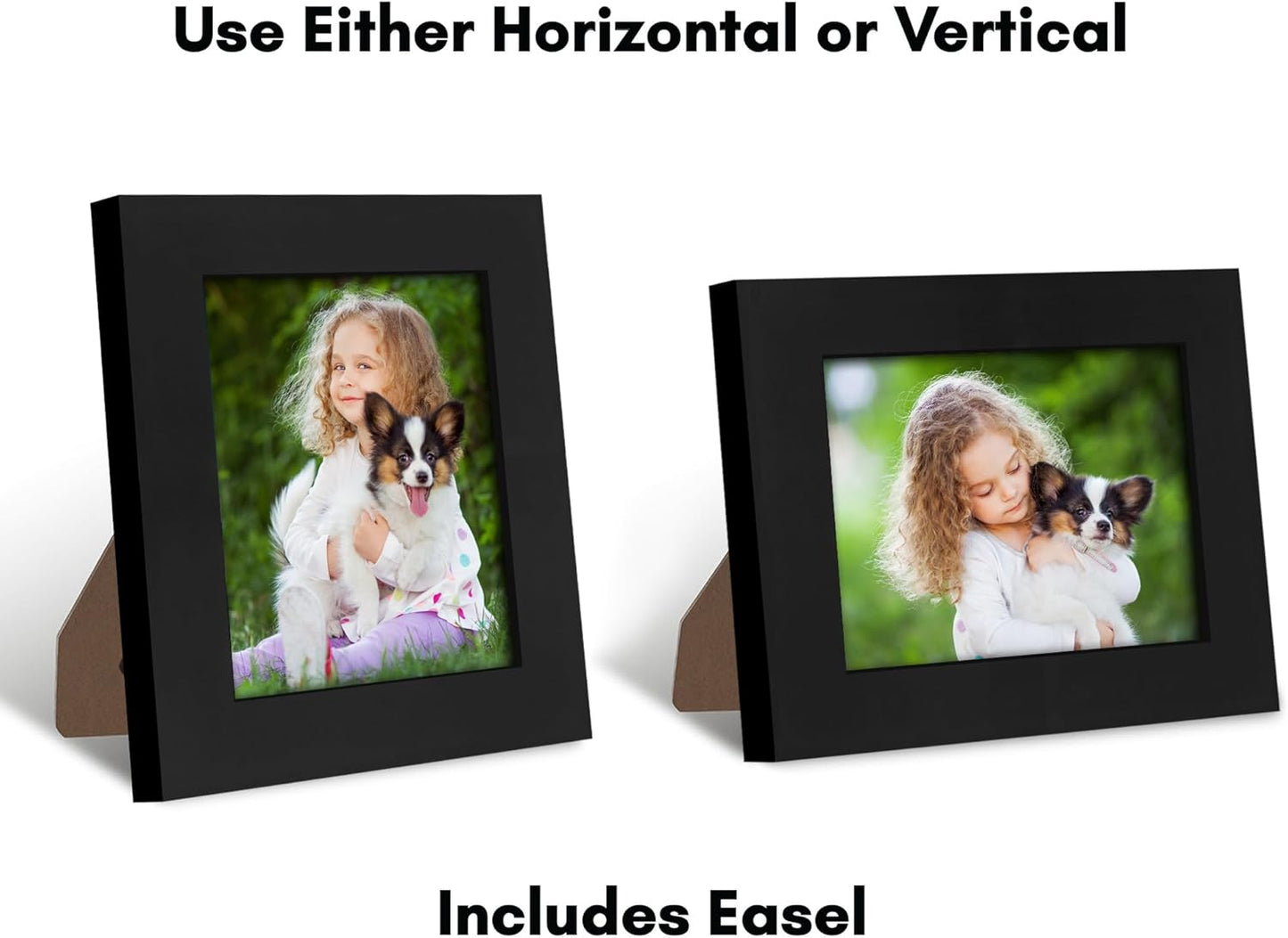 Americanflat 12x18 Poster Frame with Shatter-Resistant Glass - Signature Collection - Gallery-Style Frames Made of Engineered Wood - Photo Frame for Wall Display - Black - Colors B