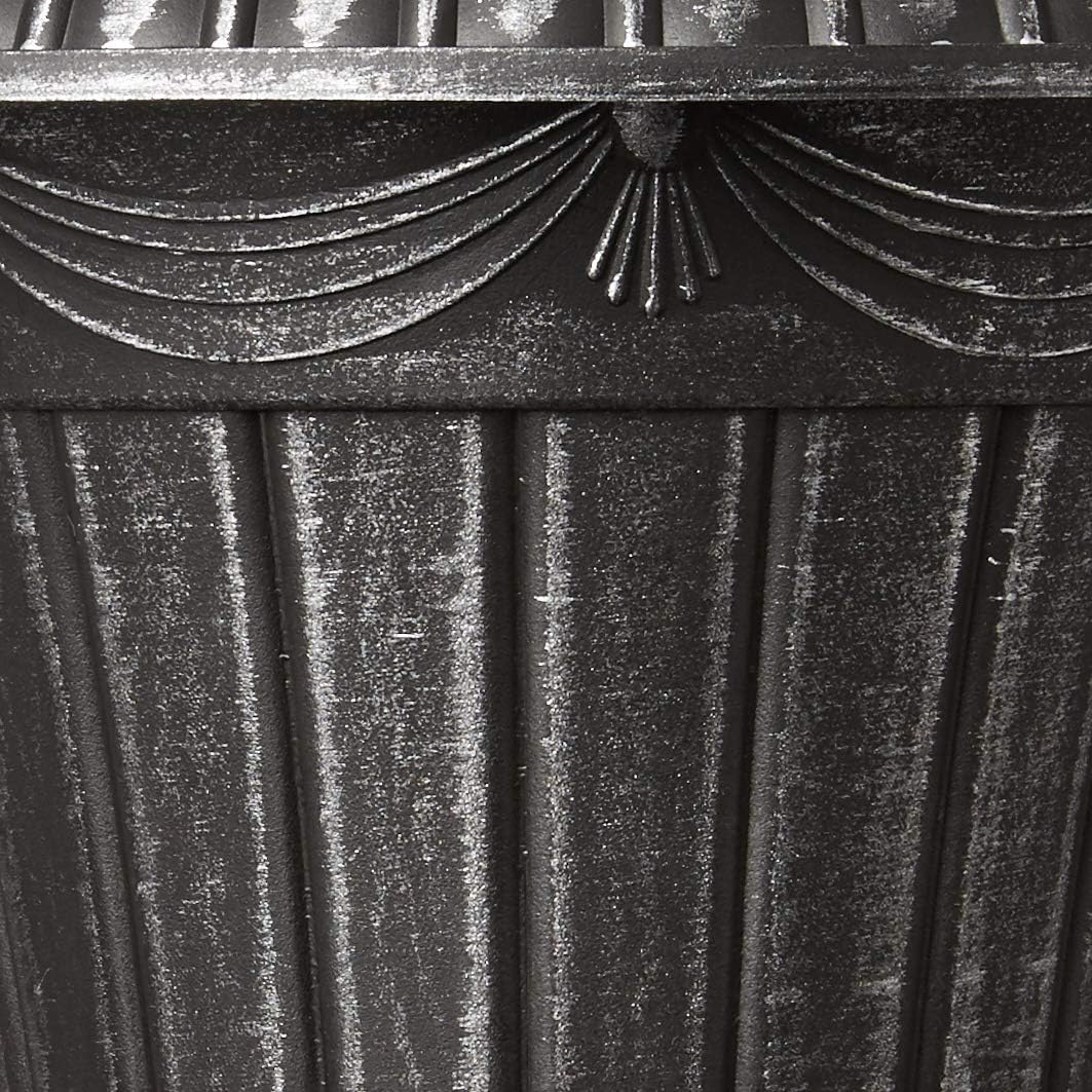 Arcadia Garden Products PL10CP Classic Traditional Plastic Urn Planter Indoor/Outdoor, 15" x 13", Brushed Copper